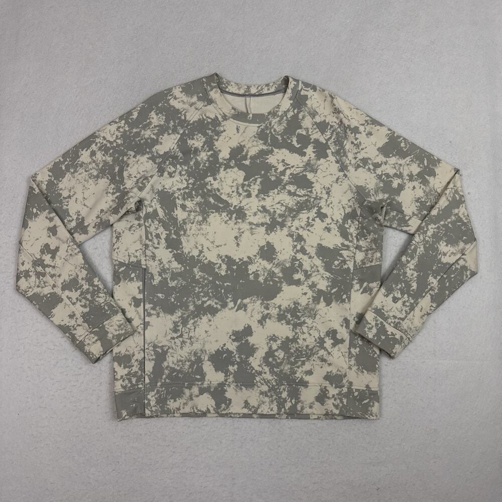 Lululemon City Sweat Crew Sweatshirt Men’s Large Spectral White Opal Silver Drop